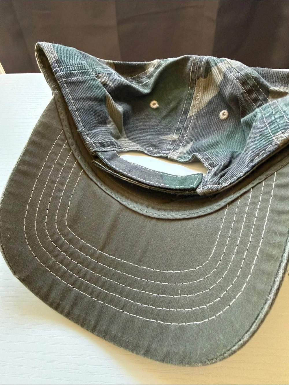 Taco Tuesday Patch Camo Baseball Cap Olive Green with Bright Patches OS